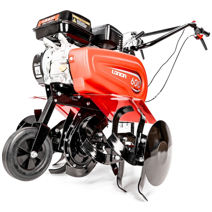 Cultivator Loncin 1WG3.4-60FQ-D, 82cm, motor 6.5 CP, 196cc, 60kg