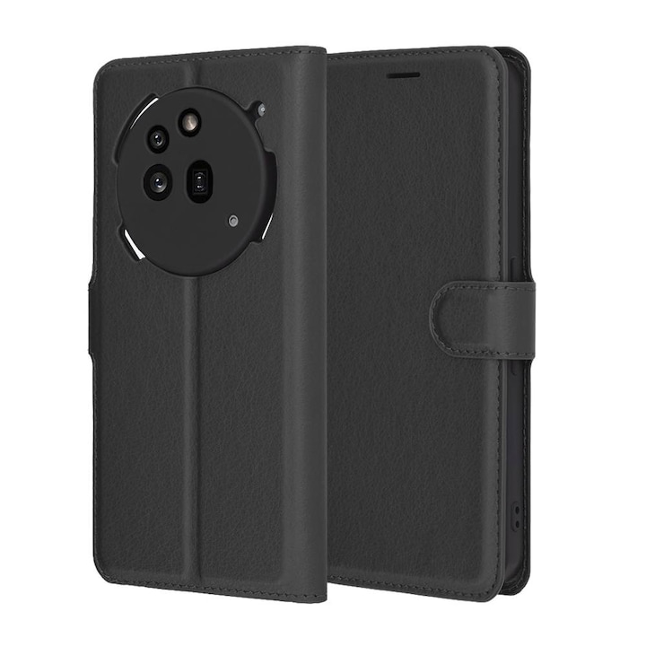 Case for Nothing Phone (3a) тип професионална карта с магнитно затваряне, слотове за карти и функция за стойка Denim black