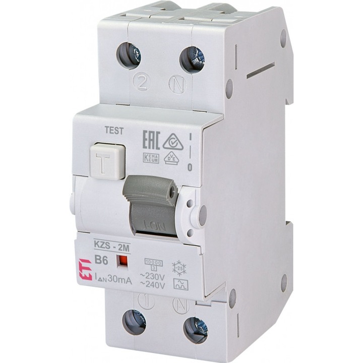Diferential rcbo kzs-2m a b6/0.03 002173201