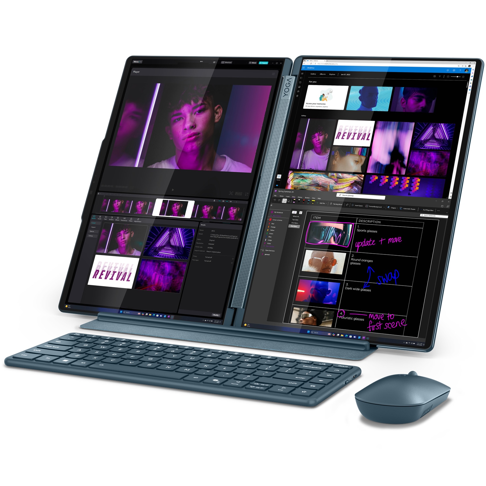Laptop Lenovo Yoga Book 9 14IAH10 cu procesor Intel® Core™ Ultra 9