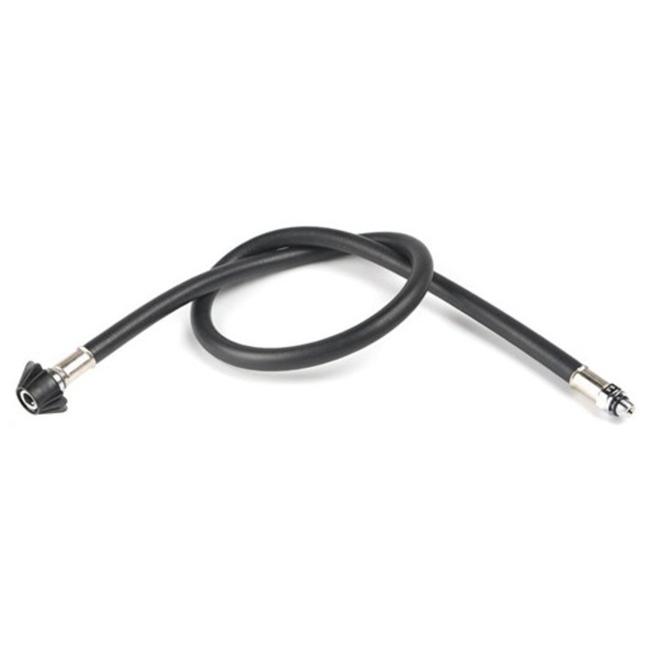 Furtun cauciuc, presiune joasa pentru vesta sau costum etans scufundari, SiTech LP Hose for BC, 60 cm, negru
