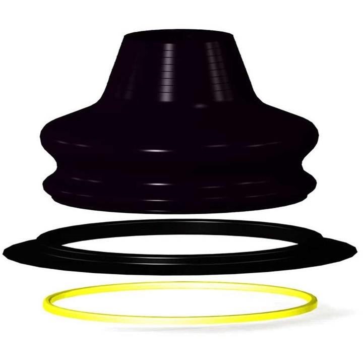 Sistem rapid de guler silicon pentru costum etans, SITECH Silflex, negru, masura standard