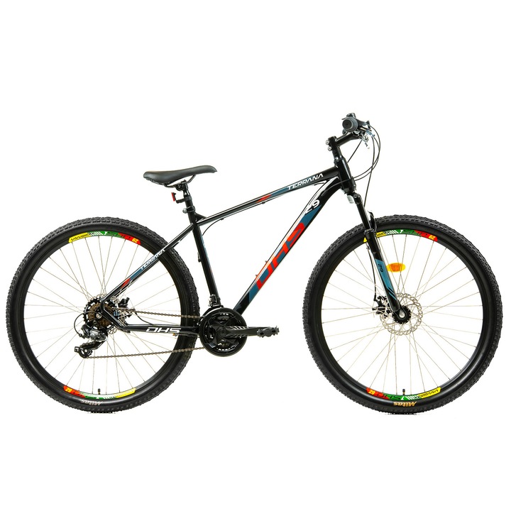Mtb kerékpár Dhs 2905 - 29 inch, M, Fekete-piros