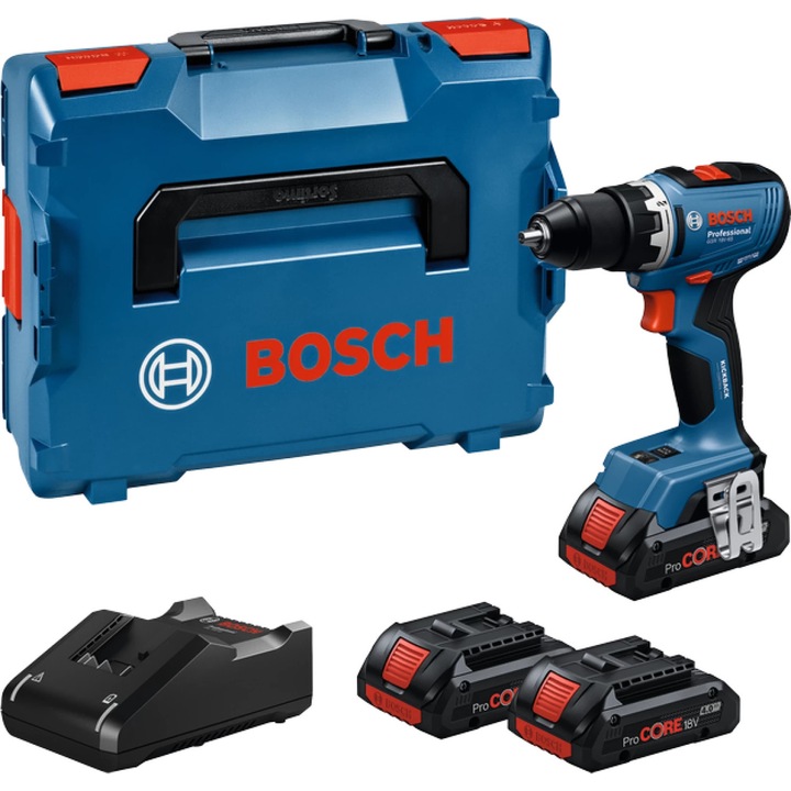 Акумулаторен винтоверт Bosch GSR 18V-65, 2 AC, 5.0 Ah