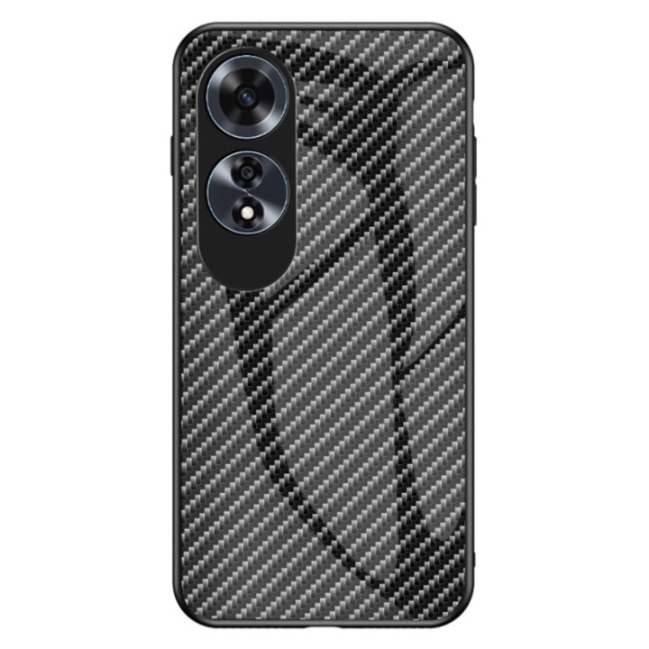Калъф от карбоново стъкло, Черен, За Nokia 7.1 plus, X7, 8.1