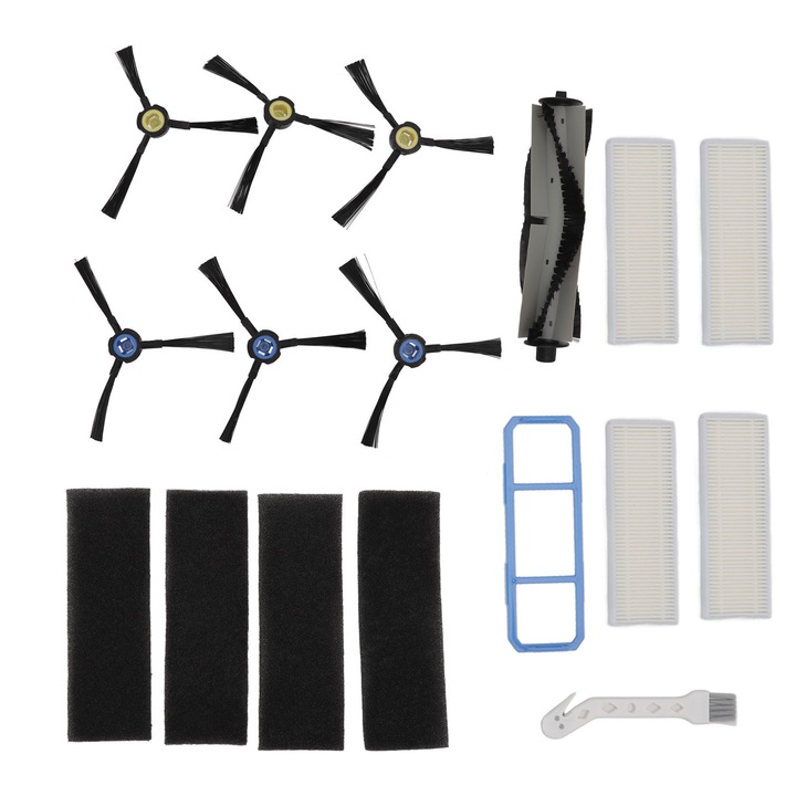 Accesorii aspirator robot, Enforose, set piese de schimb, filtrare avansata, culoare: multicolor