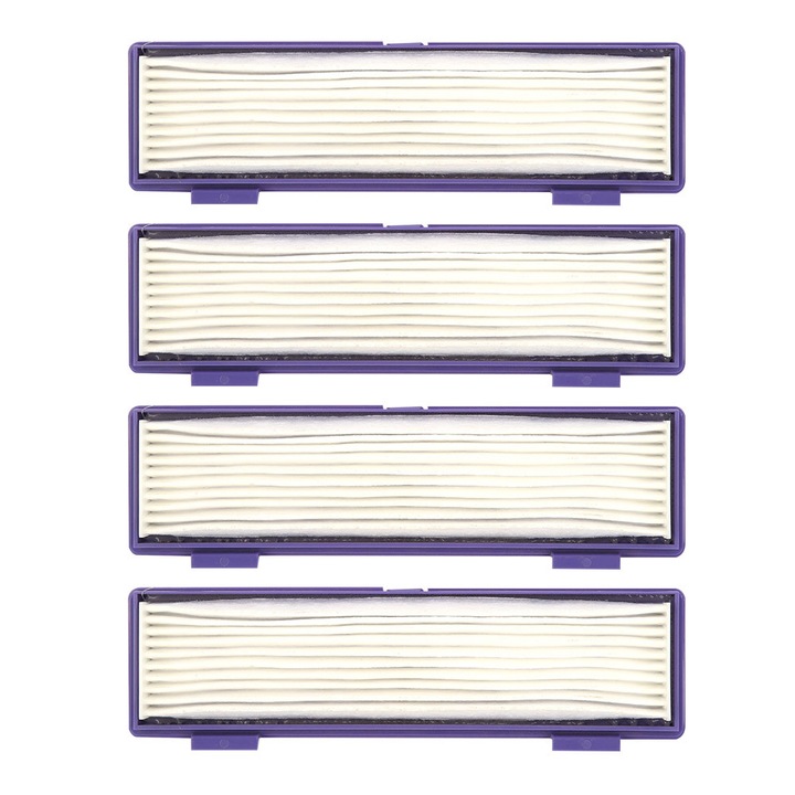 Set 4 filtre de inlocuire pentru aspirator Neato 70E 75 80 85 d75 d80 d85 d3 d5 d7, absorbtie puternica, durabilitate ridicata