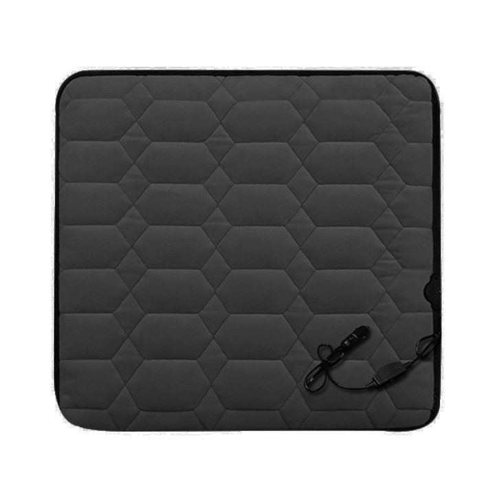 Perna de sezut eleganta, Enforose, ajustabila, bumbac termic, culoare neagra, dimensiuni universale