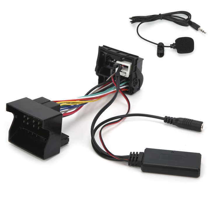 Bluetooth sztereó audio AUX-IN adapter 12 tűs, kompatibilis Peugeot 207 307 407 308 modellekkel