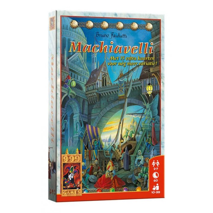 999 Games 9474003 Machiavelli kártyajáték, holland
