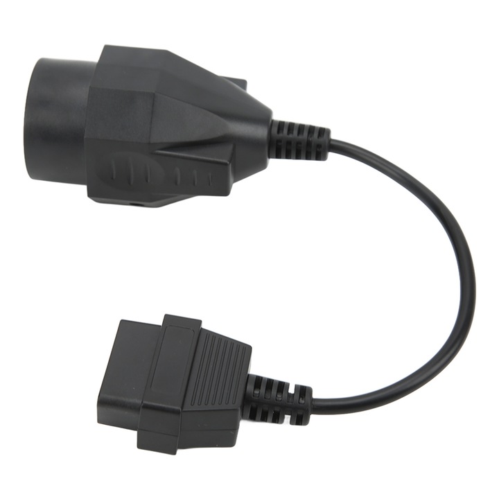 Adaptor OBD2 cu 20 de pini la 16 pini, ABS, rezistent la caldura, instrument de scanare anti-imbatranire pentru scaner OBDII auto