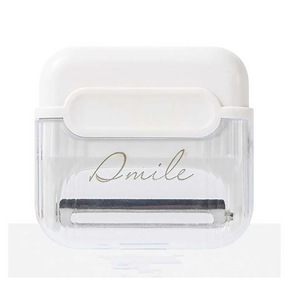 Decojitor/Curatator manual de legume si fructe, toolsy, portabil, cu magnet, doua lame, Inox, Alb, 6.7x6x1.6 cm