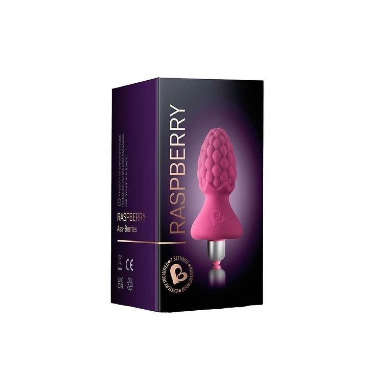 Jucarie anala, Rocks-Off, roz, material ABS, 0.23 Kg