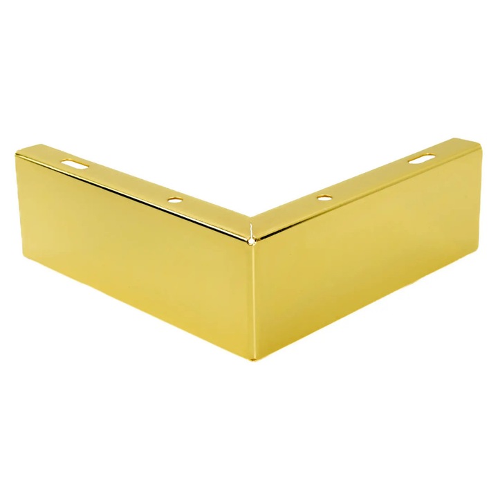 Picior pentru mobilier, B&B, auriu, otel, 5.5x14.5 cm