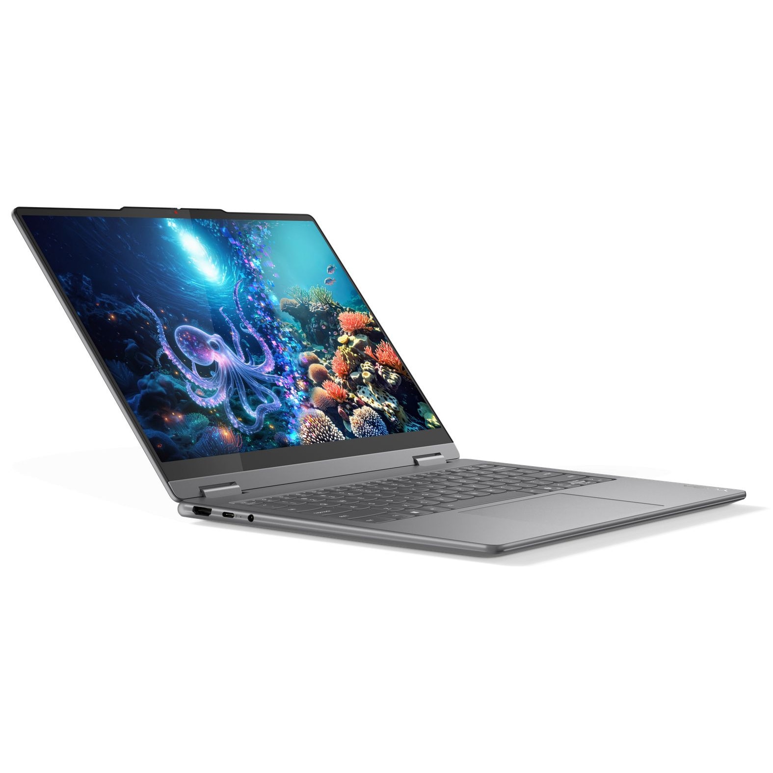 Laptop Lenovo Yoga 7 2-in-1 14ILL10 cu procesor Intel Core Ultra 5 226V (2.1/4.5GHz, 8M), 16 GB, SSD NVMe M.2 de 512 GB, Intel Arc 130V, Windows 11 Home, Gri