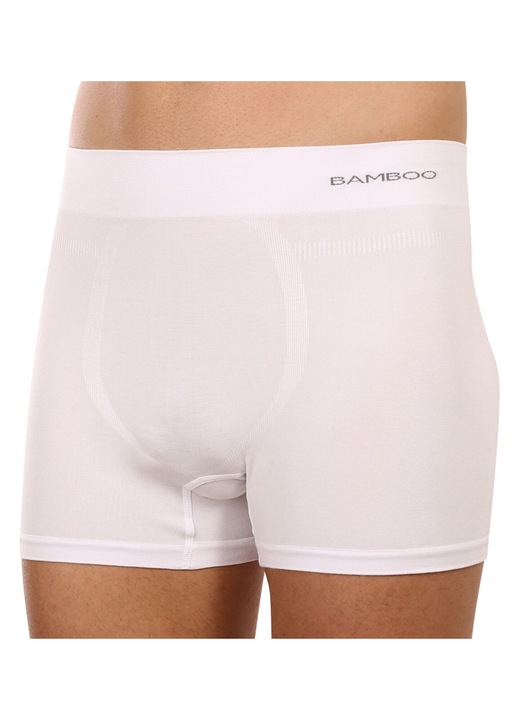 Boxeri barbati 54005, Gino, Fibre de bambus, Alb, S INTL