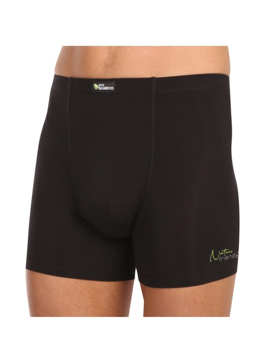 Boxeri barbati 74163, Gino, Fibre de bambus, Negru