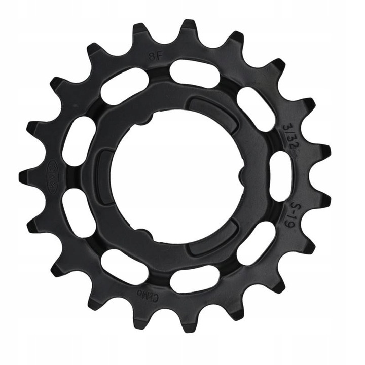 Верига за велосипед KMC, 19T, черна, 1/2" x 3/32", за E-Bike