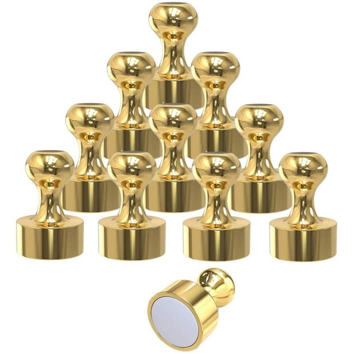 Magneti Neodim, Enforose, Design Elegant, Rezistenta Mare, Aurie, Set 15g/Pc