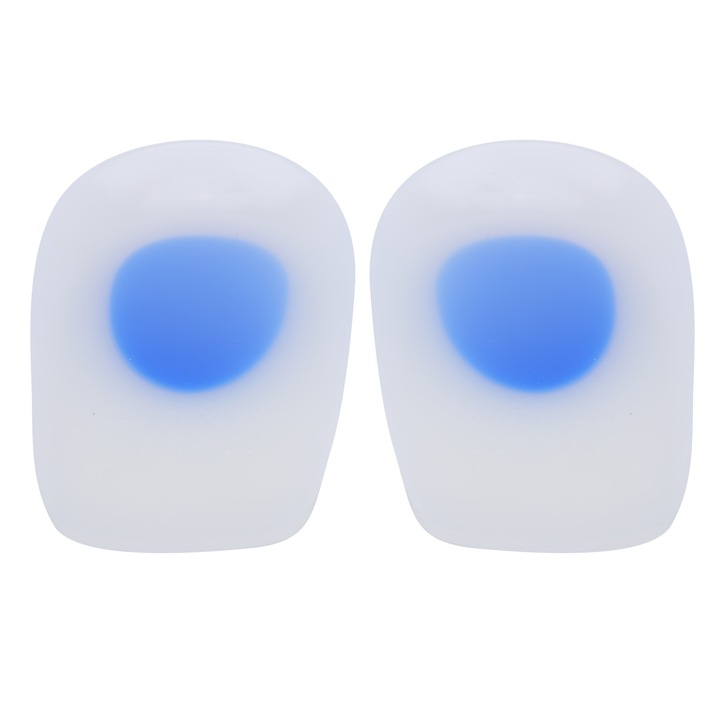 Insoles de stabilizare a calcaiului Enforose, absorbtie a socurilor, invizibile, confort pe tot parcursul zilei, acvamarin
