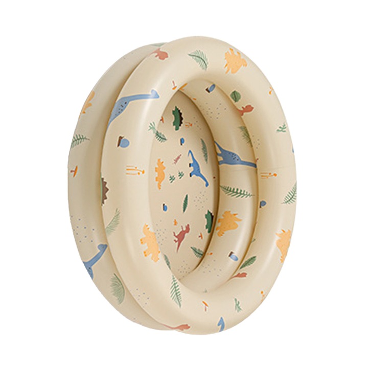 Надуваем басейн за многократна употреба Enforose, компактен дизайн, устойчив на надраскване, многоцветен, 150x30 см