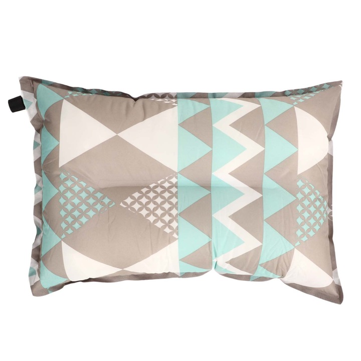 Perna de calatorie Enforose, ultrausoara, design ergonomic, auto-inflabila, impermeabila, pentru camping si birou