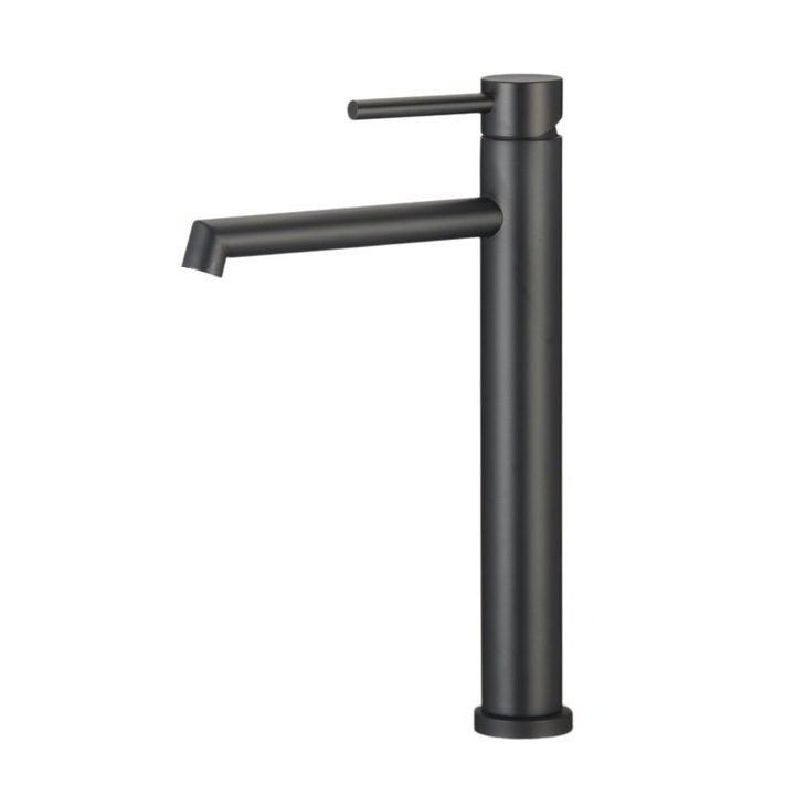 Inter Ceramic ICF 1007002B Csaptelep, álló, magas, mosdókagylóhoz, fekete matt