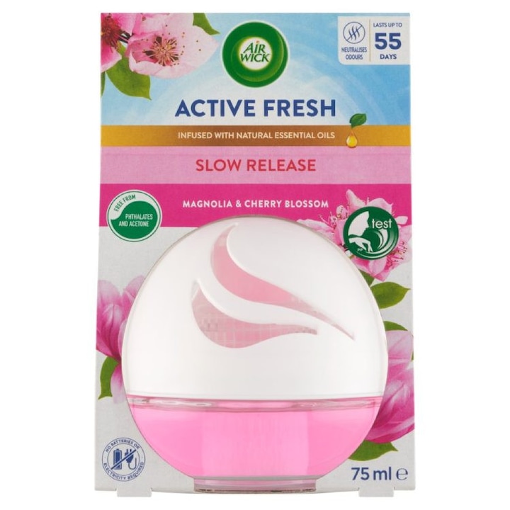 Airwick Illatosító Gömb Active Fresh Magnolia And Cherry Blossom 75Ml