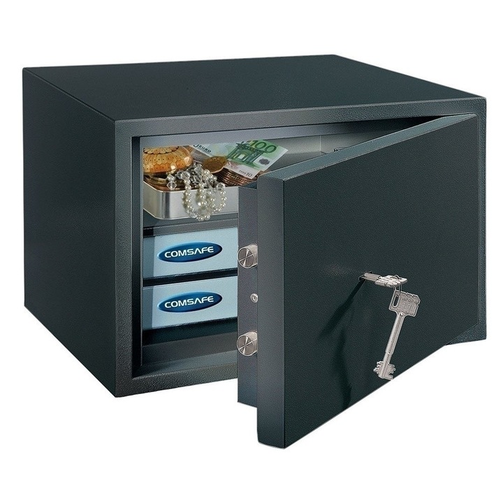 Seif certificat antiefractie EN14450 POWERSAFE300 cheie 300x445x400 mm 24 kg
