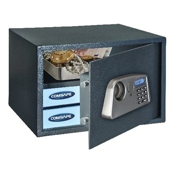 Seif hotel/apartament TRENDY2antracit electronic cu cheie SOS 300x435x400 mm - 17.5 kg Seif hotel/apartament TRENDY2antracit electronic cu cheie SOS 300x435x400 mm - 17.5 kg