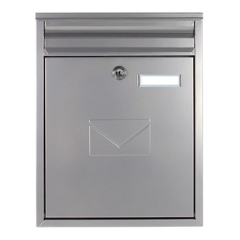 Cutie postala COMO argintiu 320x250x85 mm Cutie postala COMO argintiu 320x250x85 mm