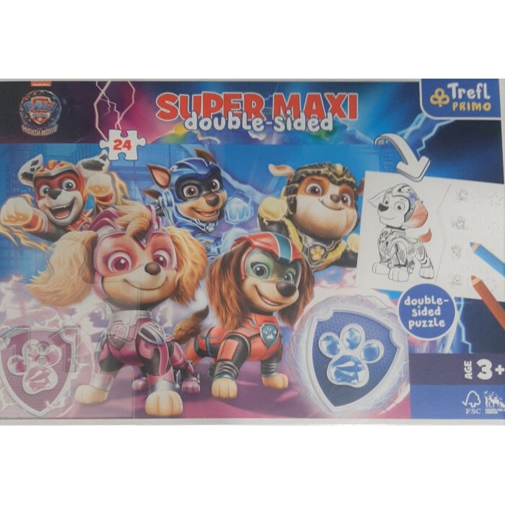 Пъзел Trefl, Пес патрул, 600x400см, многоцветен