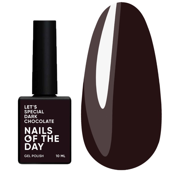 Oja semipermanenta NAILSOFTHEDAY Let's Special Dark Chocolate, 10 ml