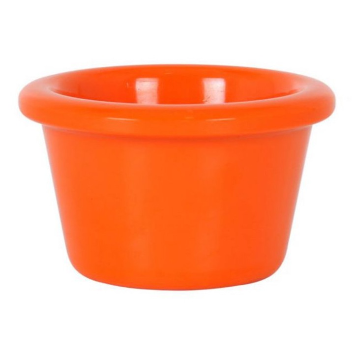 Set 6x Bol rotund din melamina portocaliu, cca 40 ml