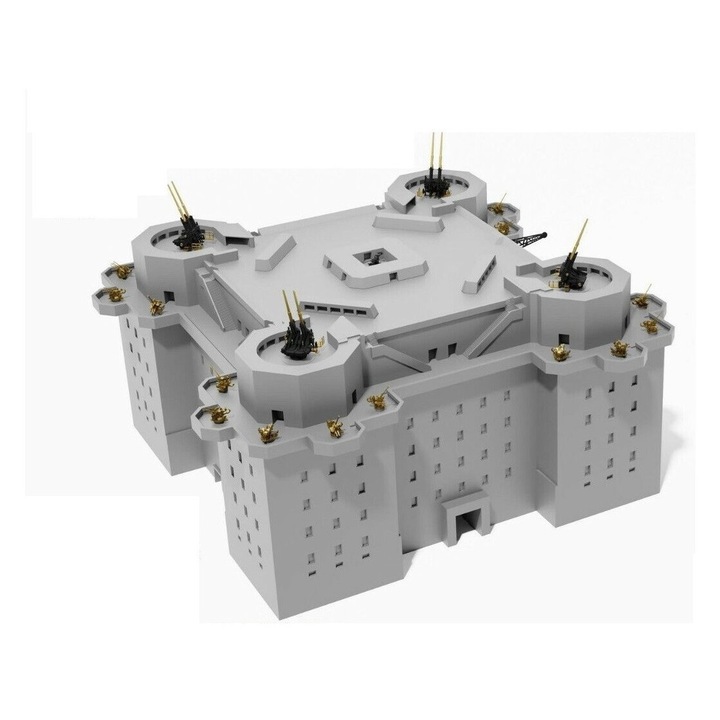 Kit Macheta militara de construit Flak Tower IV Heligengeistfeld G Tower Hamburg 1:350 TAK 6005