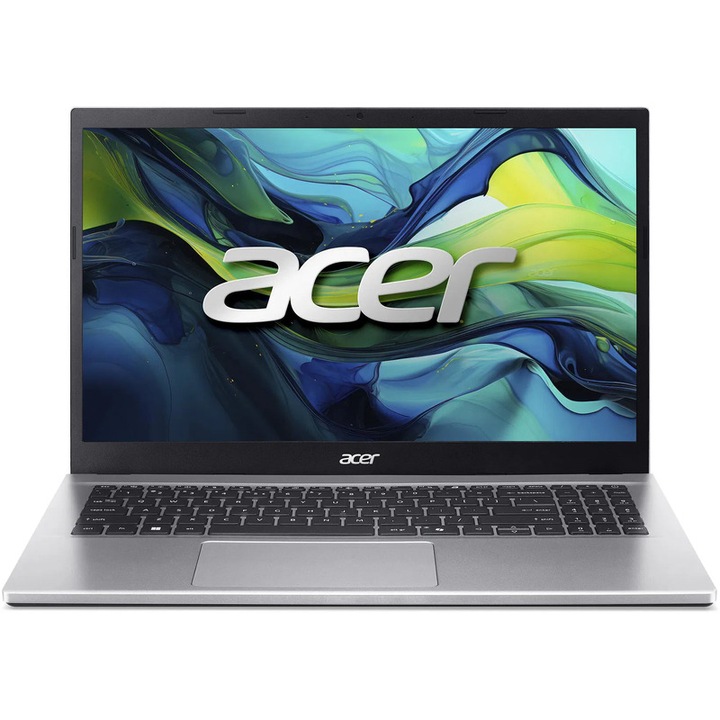 Laptop Acer Aspire Go 15 AG15-42P processzor AMD Ryzen™ 5 5625U 16M gyorsítótár, akár 4,30 GHz 15,6" FHD, 16 GB, 512 GB SSD, AMD Radeon grafika, ezüst