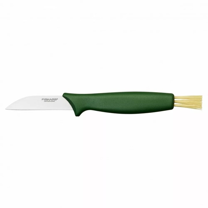 Fiskars kés+ecset 2in1 zöld