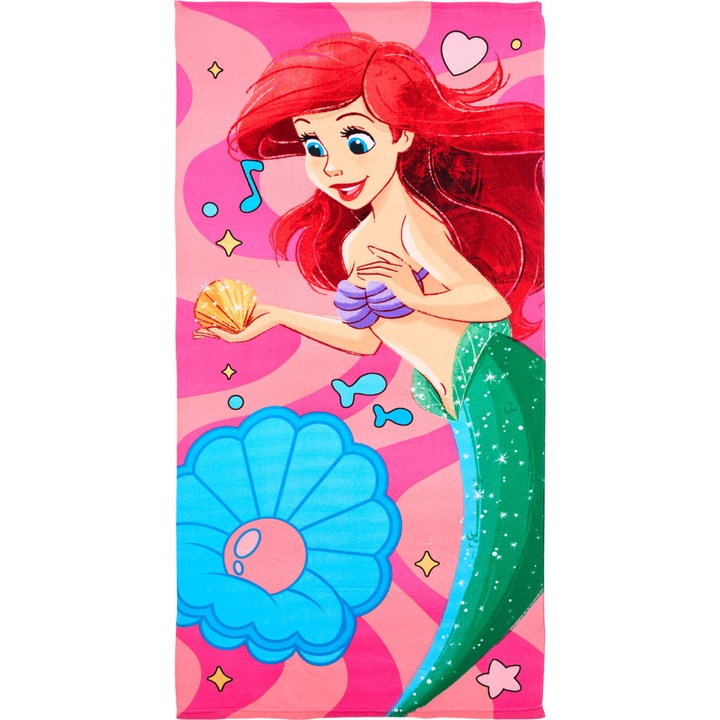 Disney Princess Ariel хавлия, плажна кърпа 70x140см (Fast Dry)
