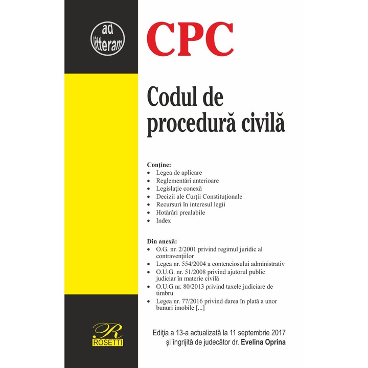 Codul de procedura civila - Evelina Oprina