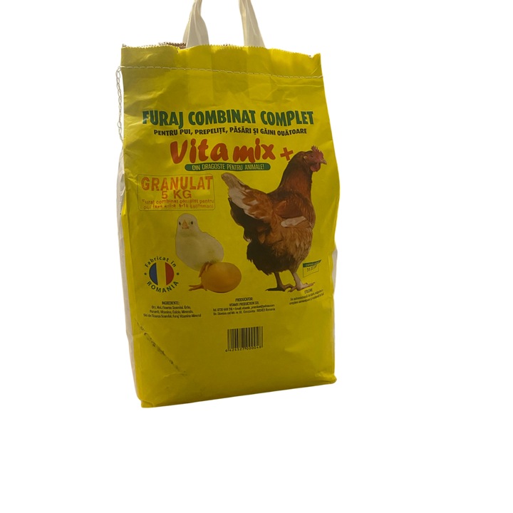 VITAMIX - Teljes értékű összetett takarmány csirkéknek, fürjeknek és tojótyúkoknak