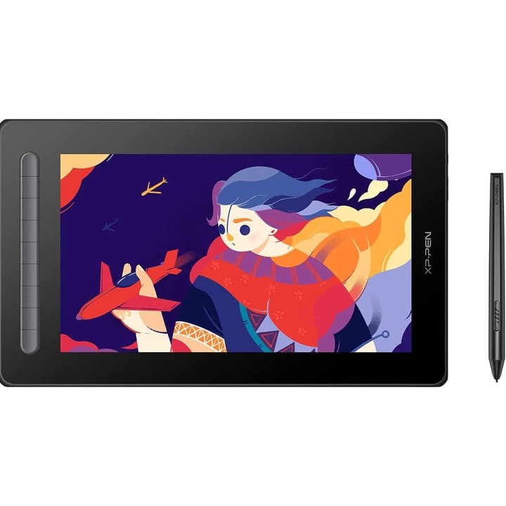 Графичен таблет XP-Pen, 13,3" FHD ламиниран, USB Type-C, Pen X3 Elite, съвместим с Windows, Mac, Android, черен