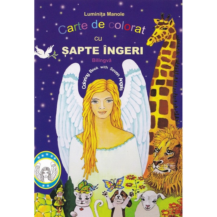 Carte De Colorat Cu Sapte Ingeri - Luminita Manole