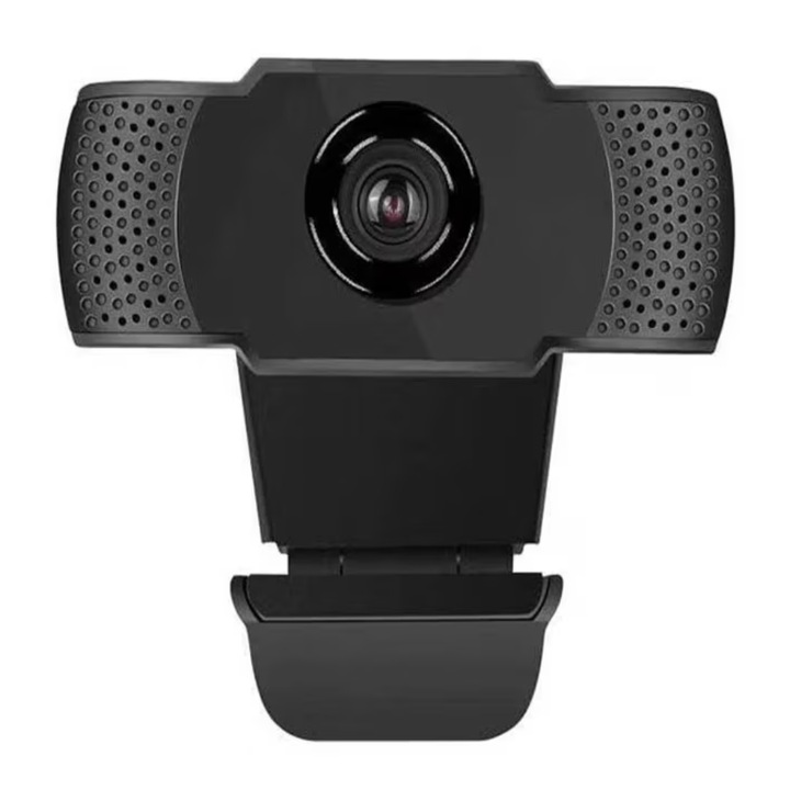 Camera web, FULL HD, 1080p, Microfon, USB 2.0, Plug&Play, compatibil cu Windows 10/8/7 si Mac, Negru