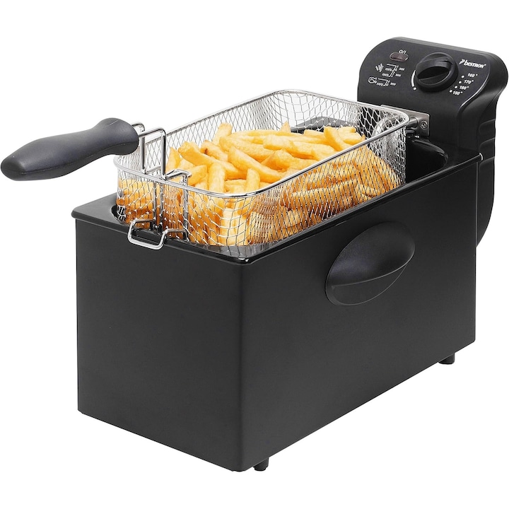 Friteuza cu aer cald, 1800W, 7.7L, verde, cu 7 programe de gatit