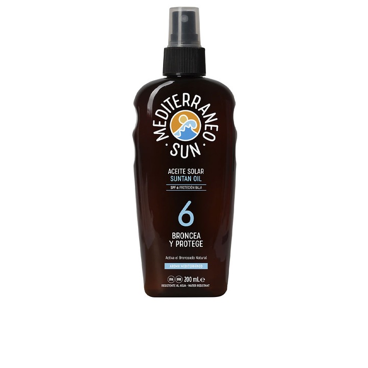 Mediterraneo Sun kókuszos szoláriumolaj, SPF6 200 ml
