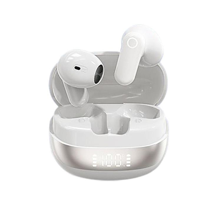 SonicEdge M15 TWS fülhallgató, fehér WLM-123