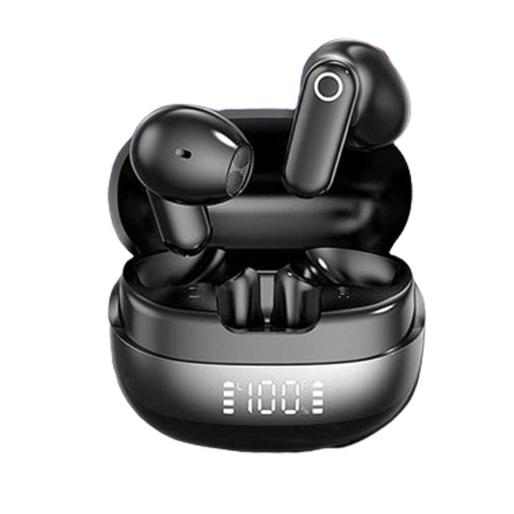 SonicEdge M15 TWS fülhallgató, fekete WLM-122