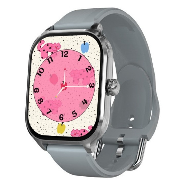 Laxasfit H9 Pro Max szürke okosóra magyar menüvel WLM-131