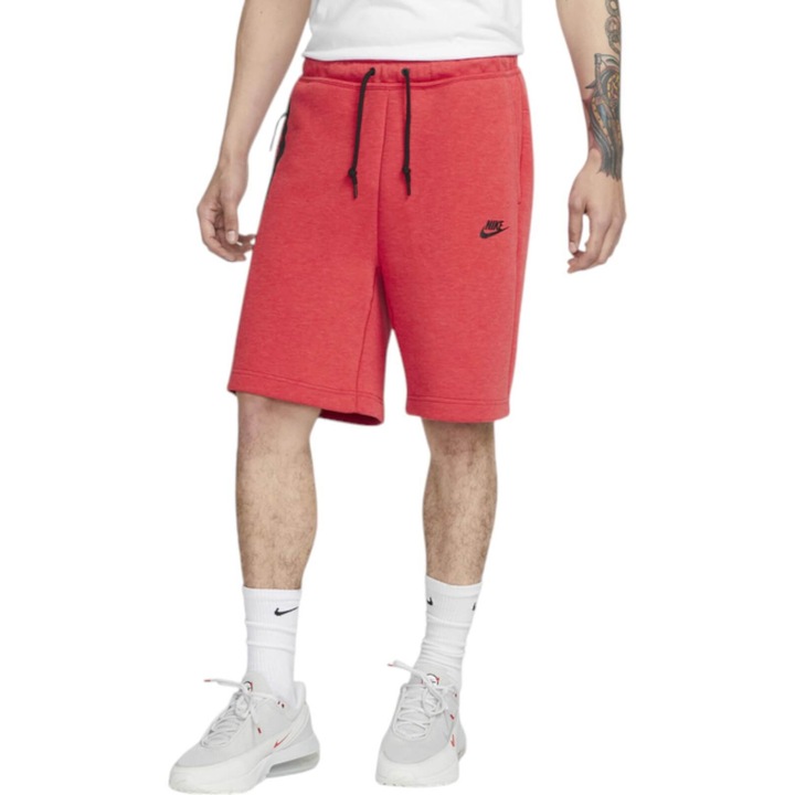 Къс NIKE Tech Fleece SS25 43479, Червен