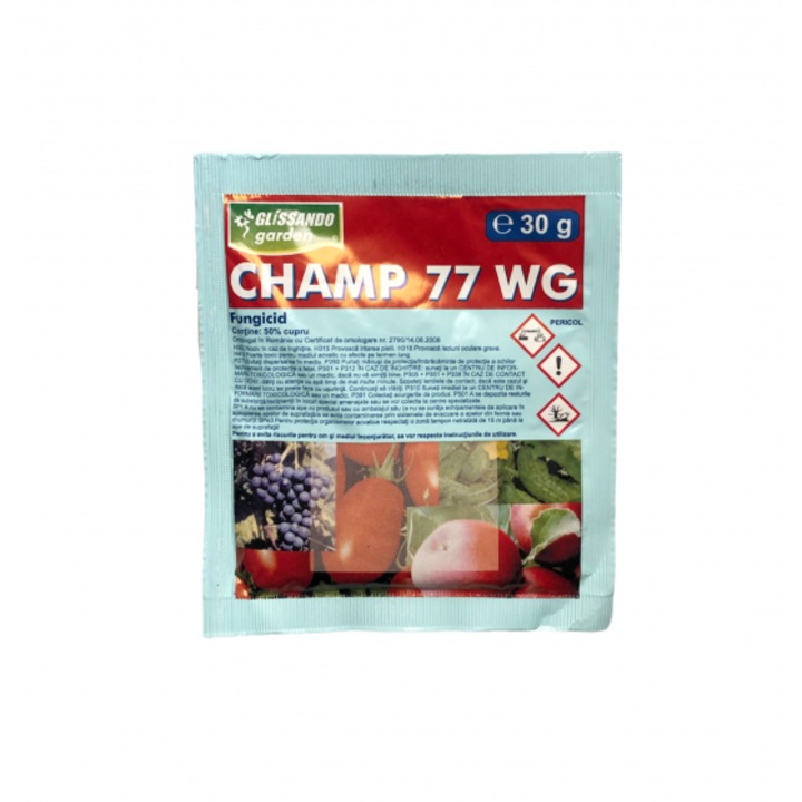Fungicid Champ 77 WG, 30 grame(hidroxid de cupru 50)